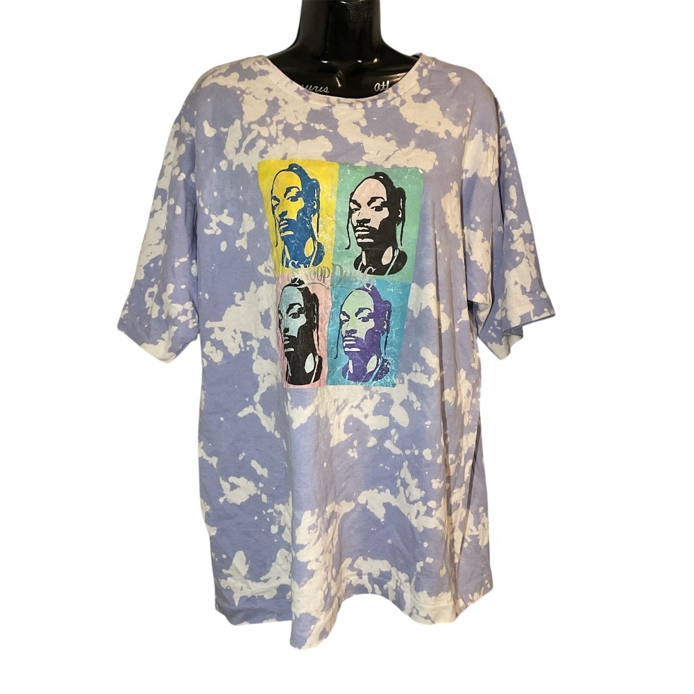 Vintage Fruit of Loom Snoop Dogg Tie Dye Shirt Size XL
